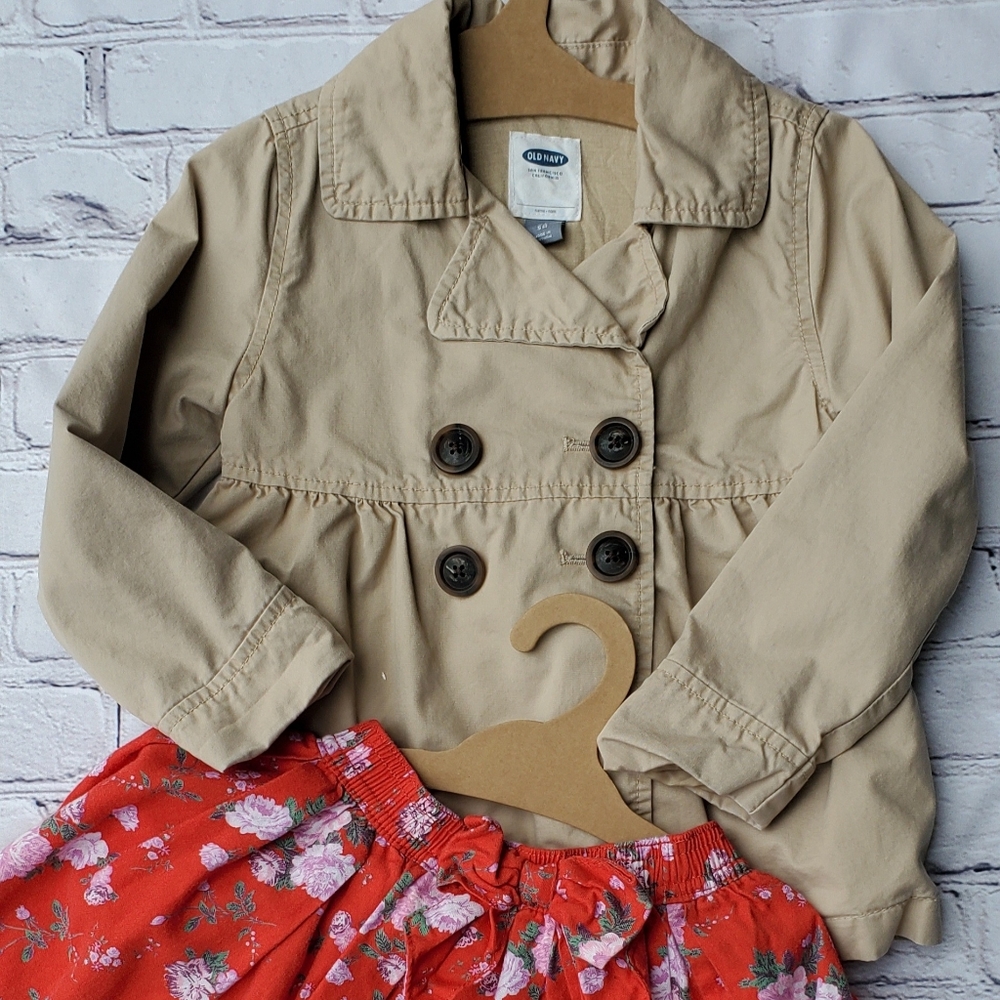 Old Navy Jacket with Osh Kosh Skirt
